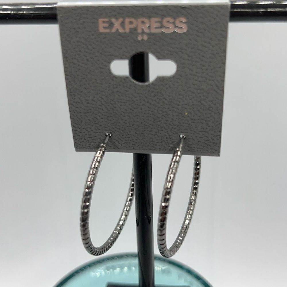 Express Hoop Earrings $16ea / 3 for $25 - Picture 4 of 6